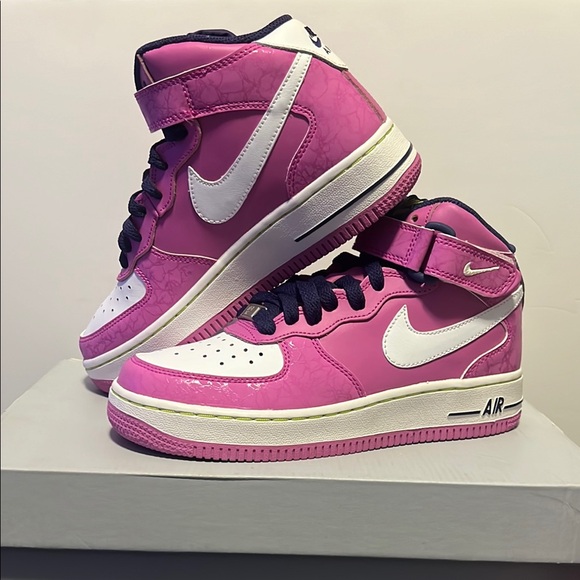 Nike Air Force 82' Mid GS Size Leather Purple